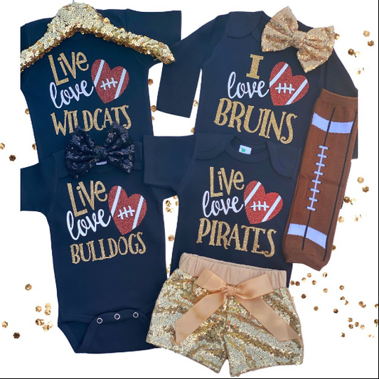 Live Love Football Team Shirt