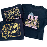 Any Number Birthday & Squad Shirts