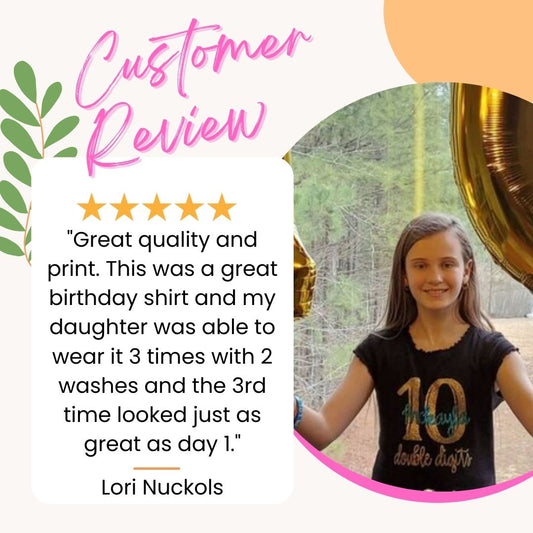 Double Digits Birthday Shirt