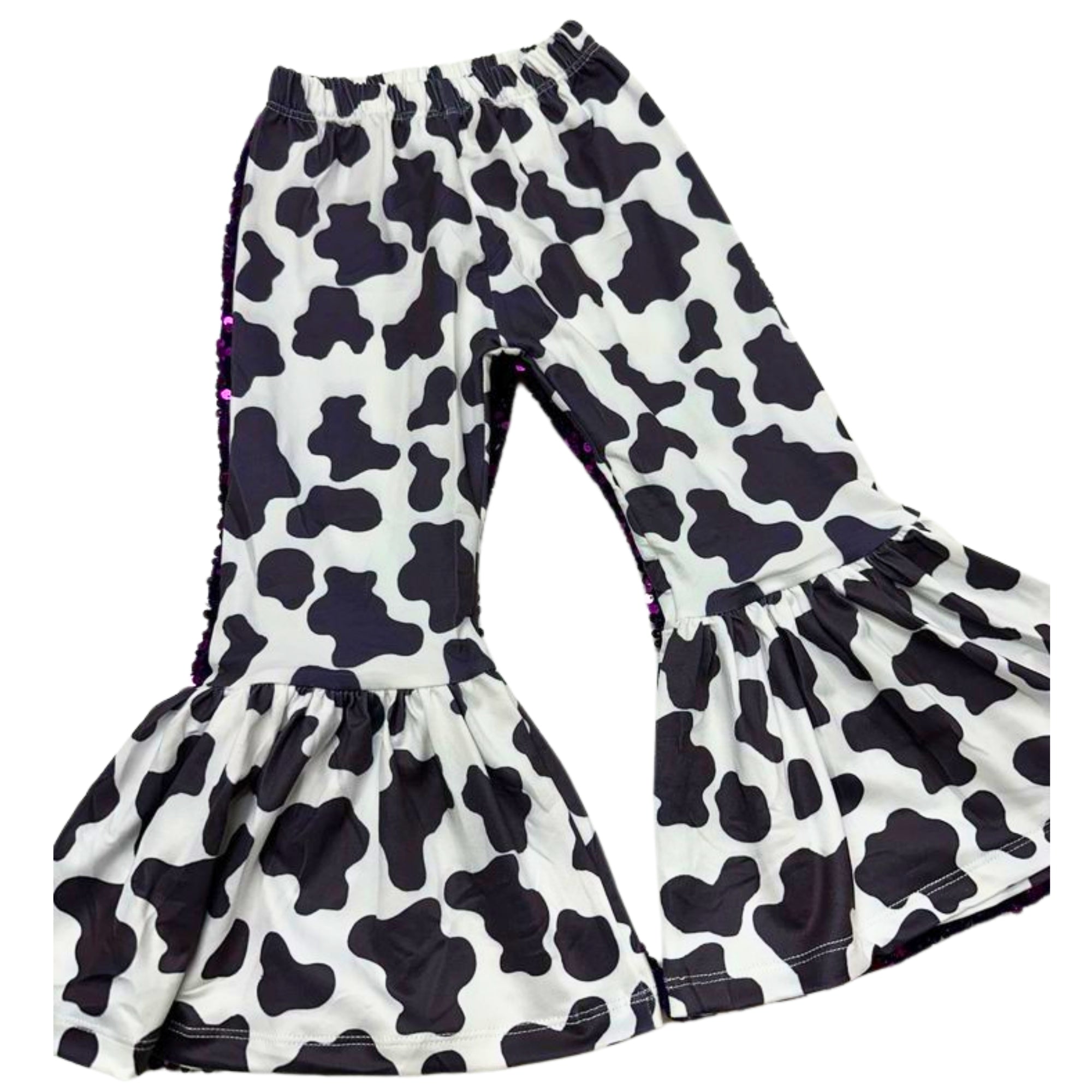 Cow Print Bell Bottoms