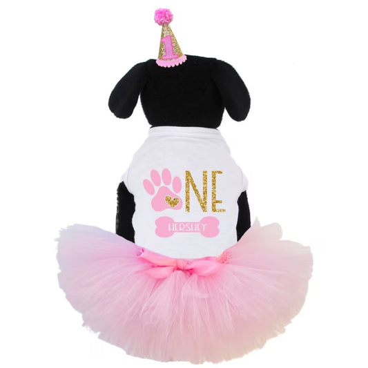 Personalized Dog Birthday Outfit