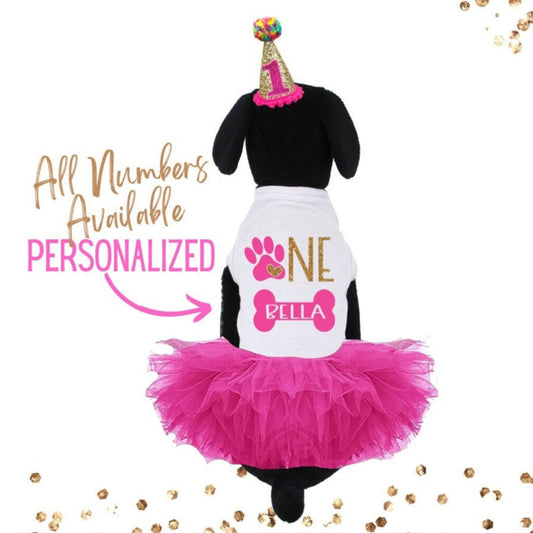 Personalized Dog Birthday Outfit