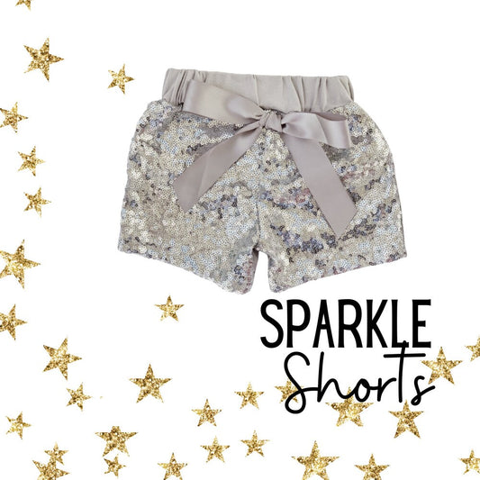 sequins,grey sequins,silver sequins,silver sparkle sequins shorts,girl silver sparkle shorts,grey sequins girl shorts