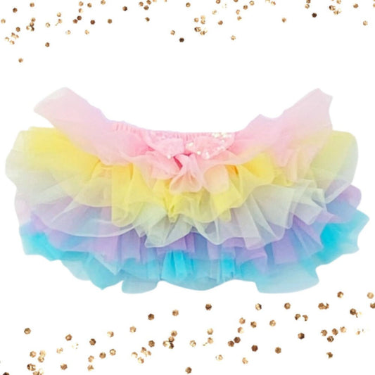 Pastel Rainbow Tutu Bloomer