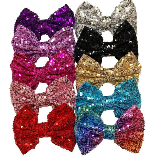 Sparkle Sequins Hair Bow